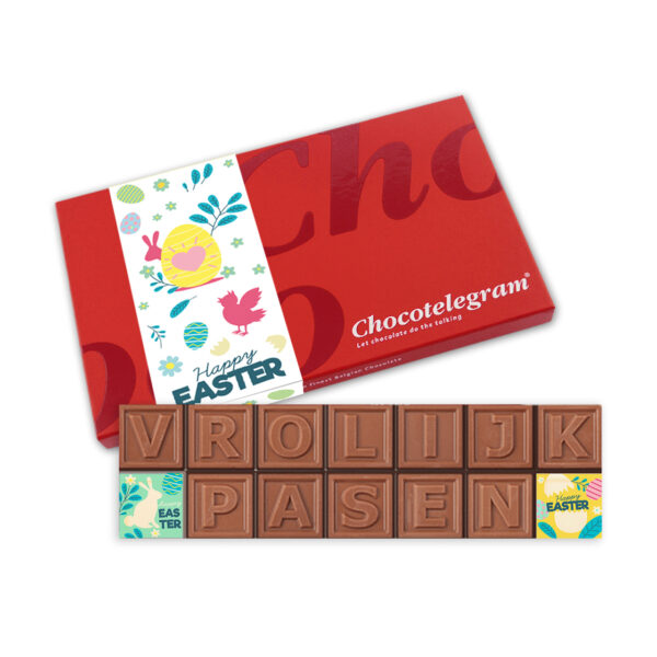 Chocotelegram 14 - Vrolijk Pasen (140 gram)