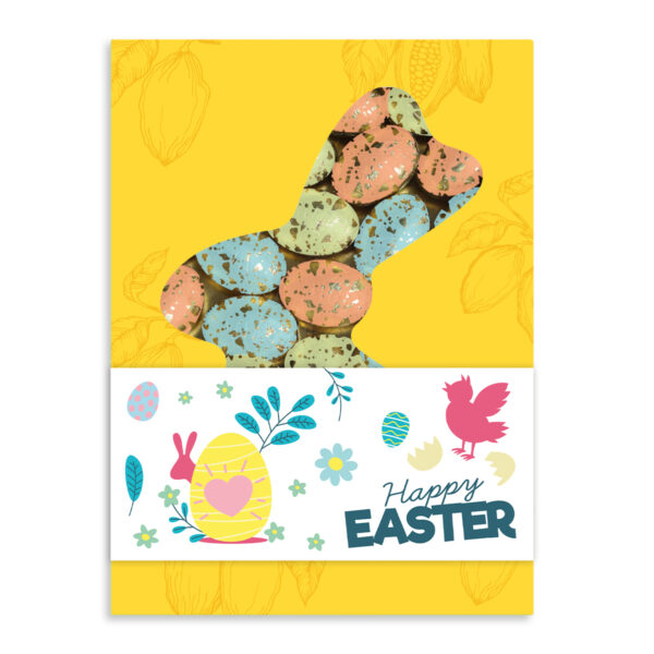 Vensterdoos met massieve paaseitjes (240 gram)