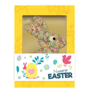 Gedecoreerde Chocolade Paashaas (175 gram)