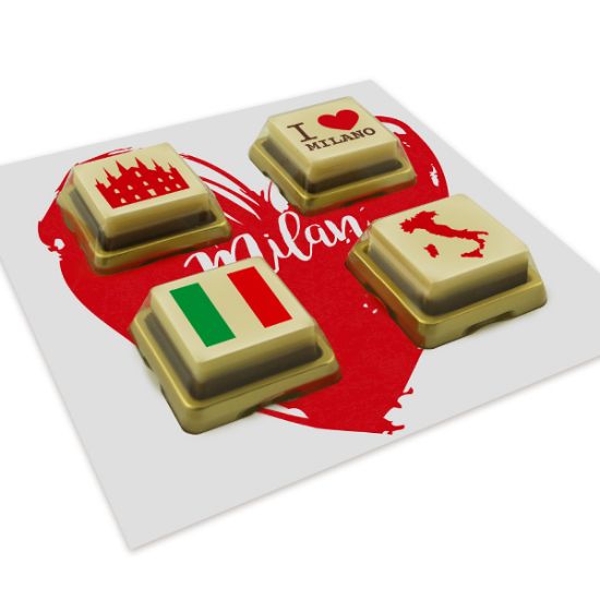 ChoCard Gift 4 ChocoBlokjes