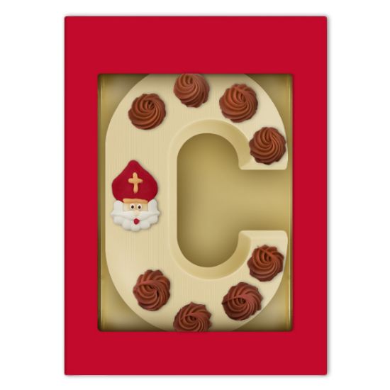 CL00036.001-001 (DecoLetter C wit 220 gram) DecoLetter C wit 220 gram
