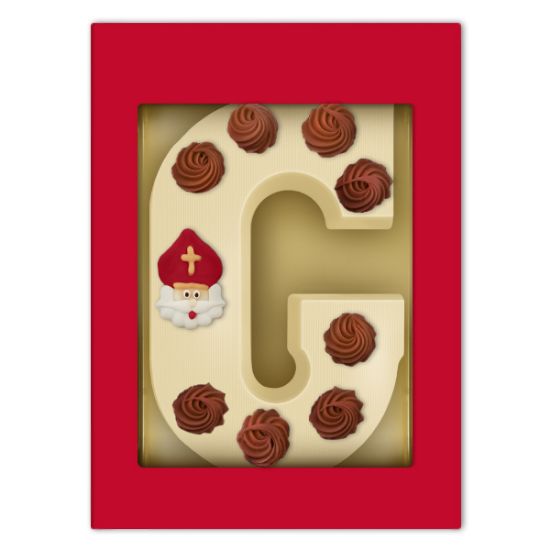 CL00084.001-001 (DecoLetter G wit 220 gram) DecoLetter G wit 220 gram