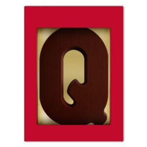 Chocoladeletter Q puur 200 gram