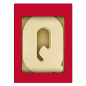 Chocoladeletter Q wit 200 gram