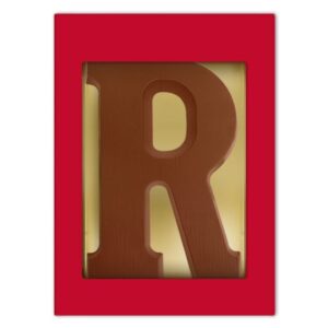 Chocoladeletter R melk 80 gram