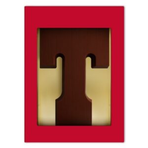 Chocoladeletter T puur 200 gram