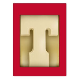 Chocoladeletter T wit 200 gram