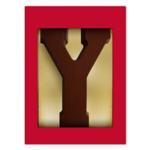 Chocoladeletter Y puur 200 gram