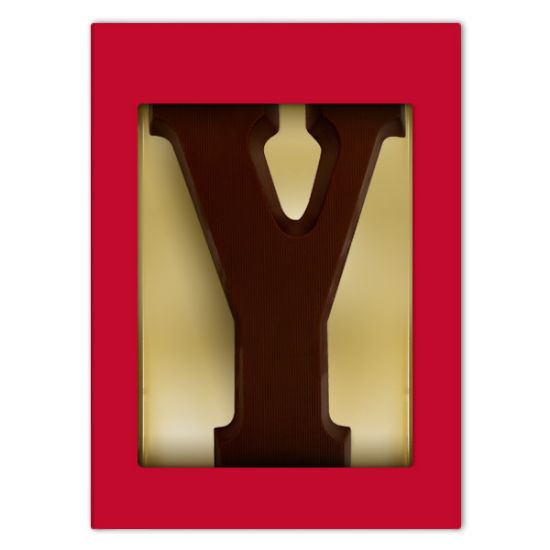 CL00312.001-001 (Chocoladeletter Y puur 80 gram) Chocoladeletter Y puur 80 gram