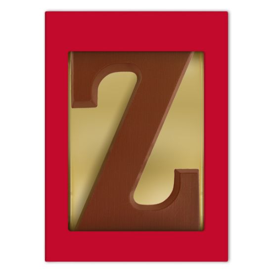 CL00320.001-001 (Chocoladeletter Z melk 80 gram) Chocoladeletter Z melk 80 gram