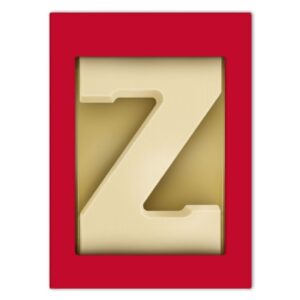 Chocoladeletter Z wit 200 gram