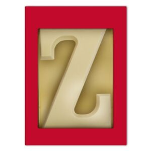 Chocoladeletter Z wit 80 gram