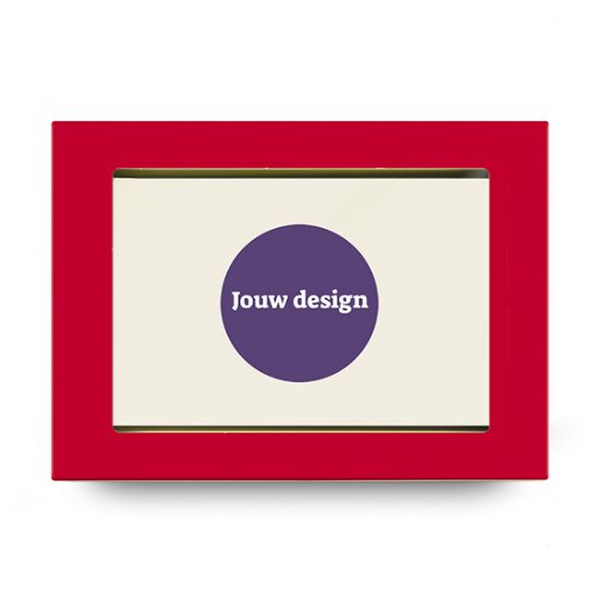 CS00001.001-001 (ChocoWenskaart rood - EIGEN DESIGN) ChocoWenskaart rood EIGEN DESIGN