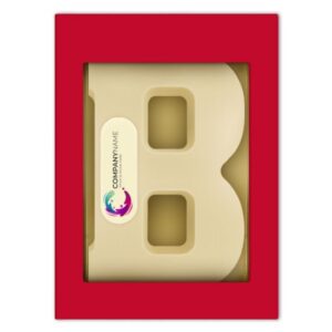 LogoLetter B wit 200 gram