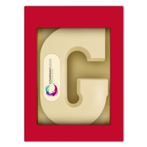 LogoLetter G wit 200 gram