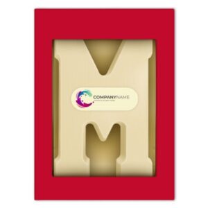 LogoLetter M wit 200 gram