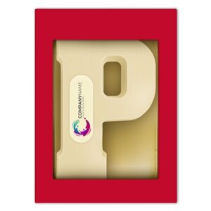 LogoLetter P wit 200 gram