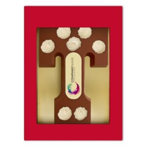 DecoLetter T melk 220 gram + logo