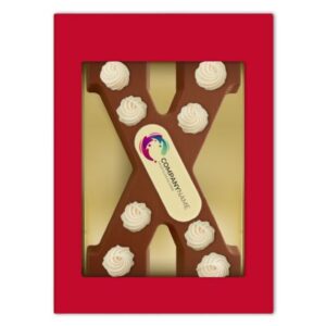 DecoLetter X melk 220 gram + logo