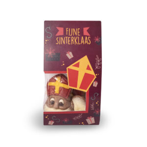Chocolade Sinterklaasjes in Luxe Geschenkverpakking (100 gram)