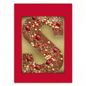 Luxe Chocoladeletter Goud (200 gram)