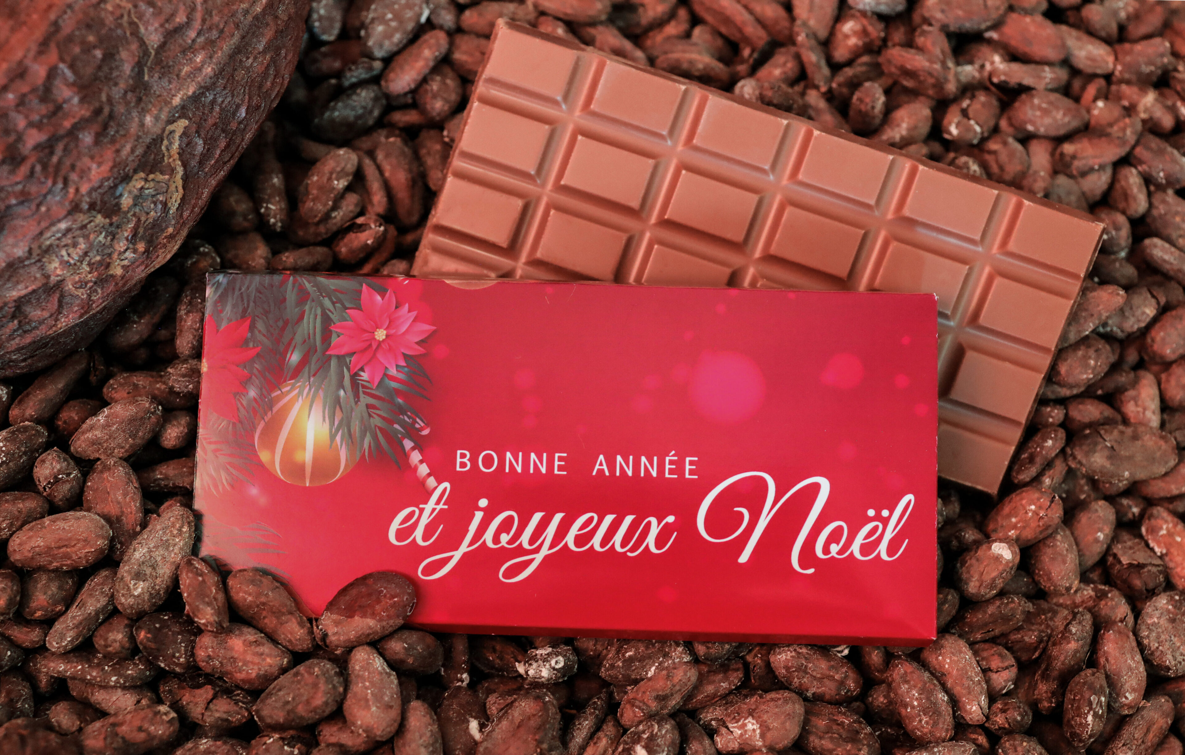 Hoe bestel ik een chocoladereep met eigen wikkel?