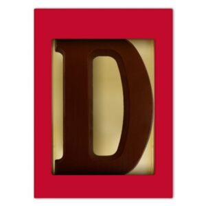 Chocoladeletter D puur 175 gram