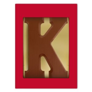 Chocoladeletter K melk 175 gram