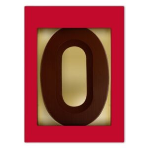 Chocoladeletter O puur 175 gram