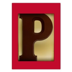 Chocoladeletter P puur 175 gram