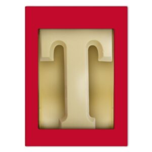 Chocoladeletter T wit 175 gram