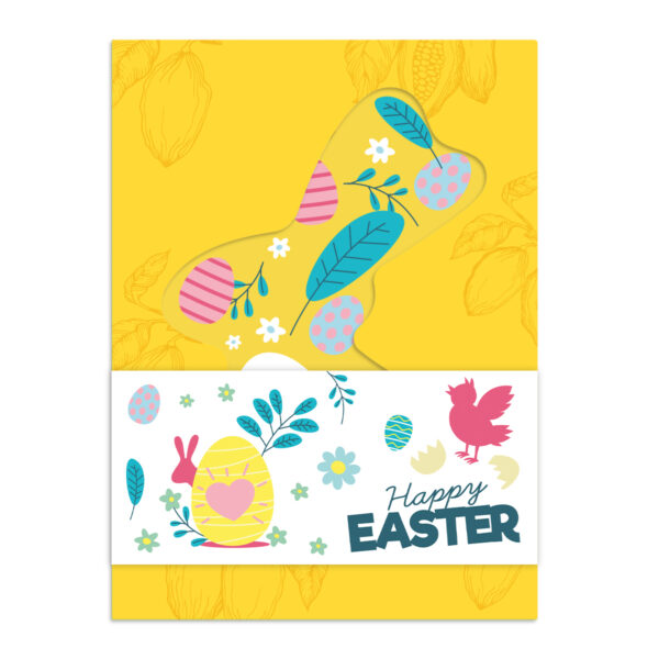 Paashaas - print Pasen met logo (160 gram)